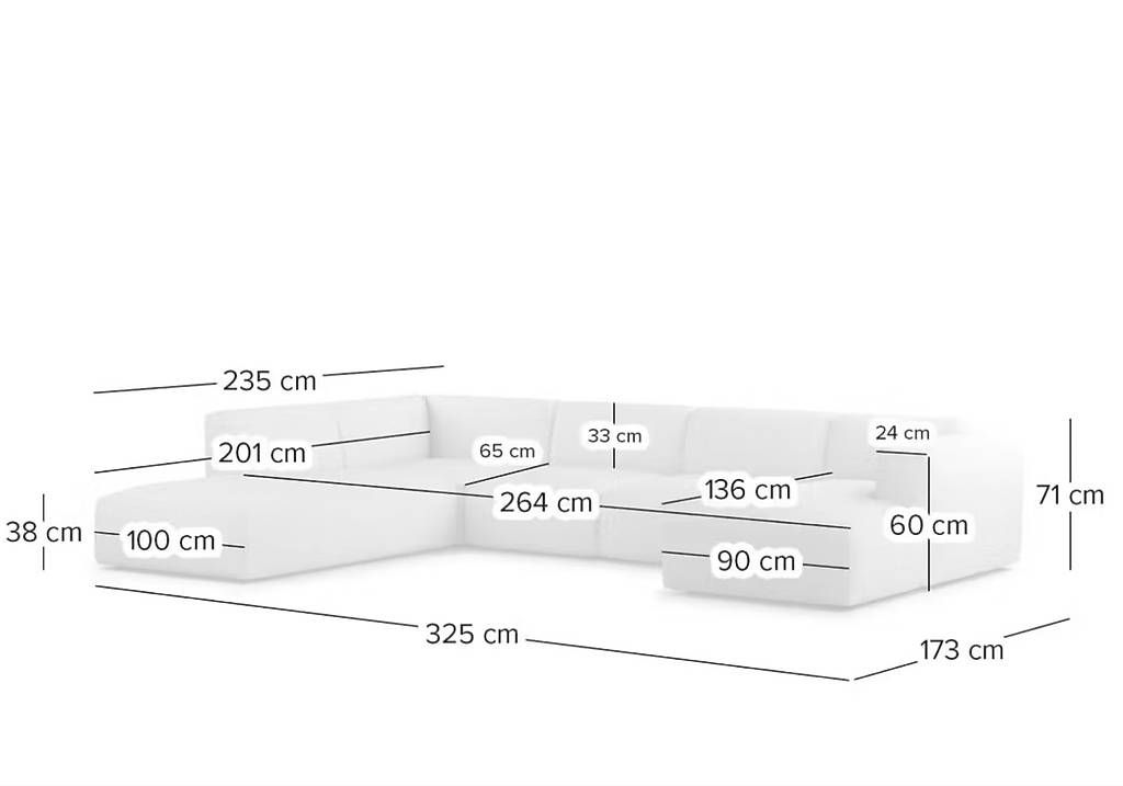 Divani: Wohnlandschaft HUDSON, Sofa anthrazit/schwarz – Usato da Hindelbank venduto da LeoSal 1