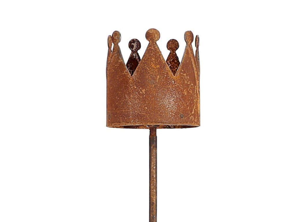 Tutte le decorazioni: Krone Stecker Rost Höhe 107cm D: 7cm – Nuovo e nell'imballaggio originale da Matzendorf venduto da Gartendeko-Shop 4