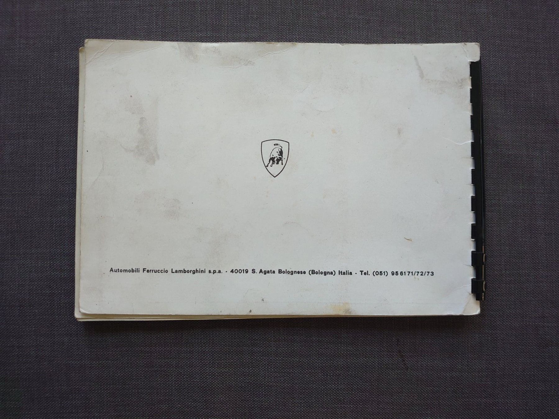 Libri: Lamborghini Countach S LP400 Drivers Handbook – Usato da Hallwil venduto da mike16 8