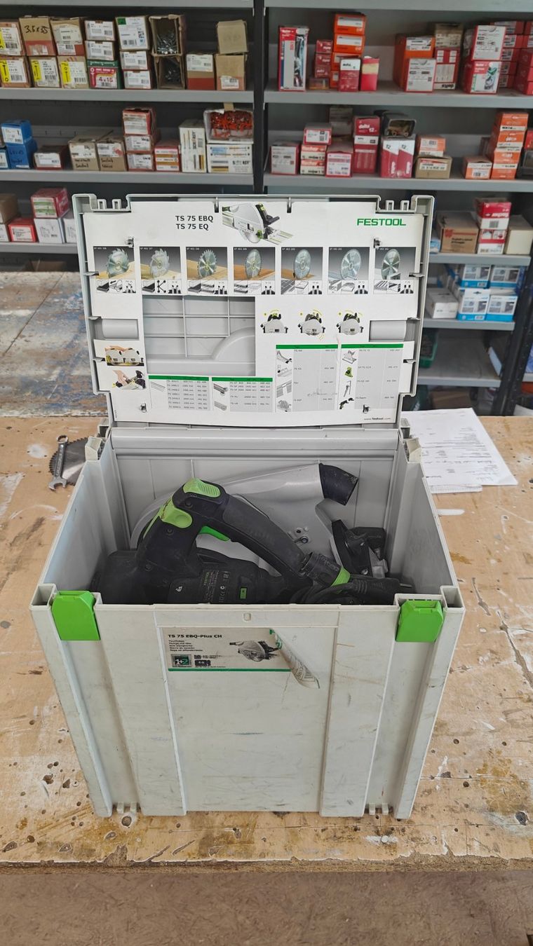 Festool Tutti gli attrezzi: Festool TS 75 EBQ-Plus CH, Tauchsäge – Usato da Waldkirch venduto da Jerom77 4