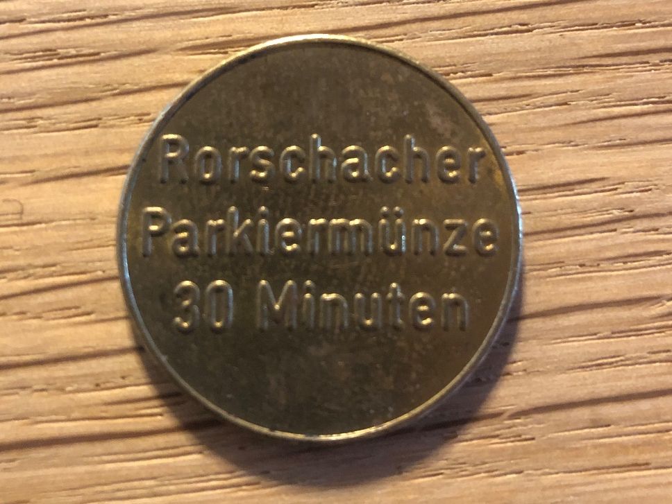 Medaillen: 10 Einkaufsstadt Rorschach Hafenstadt Jetons – Gebraucht aus Vilters von Zwaergli13 1