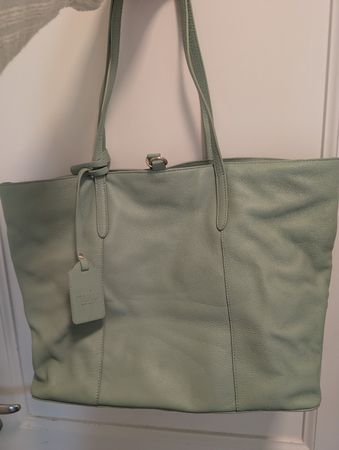 Nulu New Look Ledertasche, helltürkis, neuwertig!