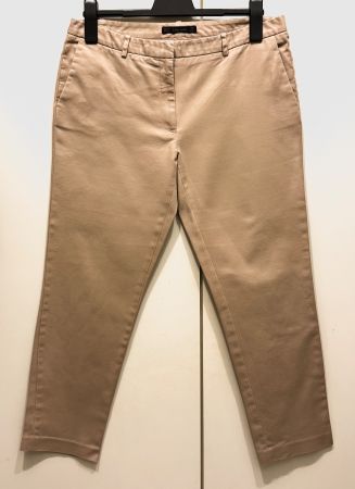 Pantalon femme ZARA BASIC, beige, taille EUR42