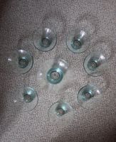 Vintage Glas-Schälchen Set (7 klein, 1 gross))