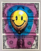 KeC: „Happy Dollars“, Geldkunst, Echte Dollars, UNIKAT