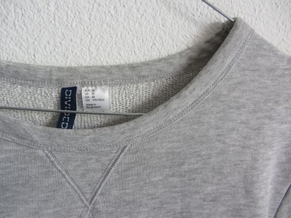 H&M T-Shirts: Sweatshirt hellgrau - M – Gebraucht aus Zürich von Diazaio 1