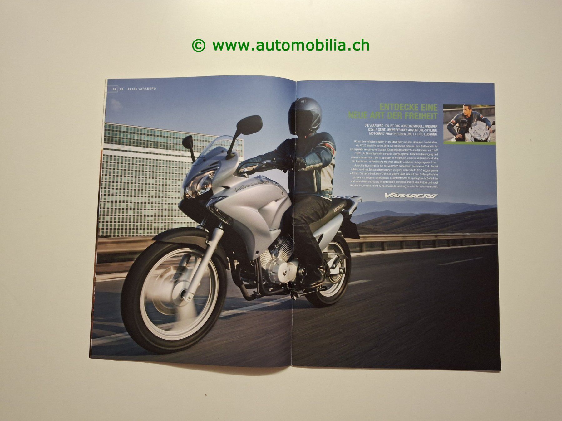 Honda Documenti: Honda Motorräder Modellprogramm 125 Prospekt deutsch – Usato da Weingarten-Kalth venduto da Bettelbruenneli 3