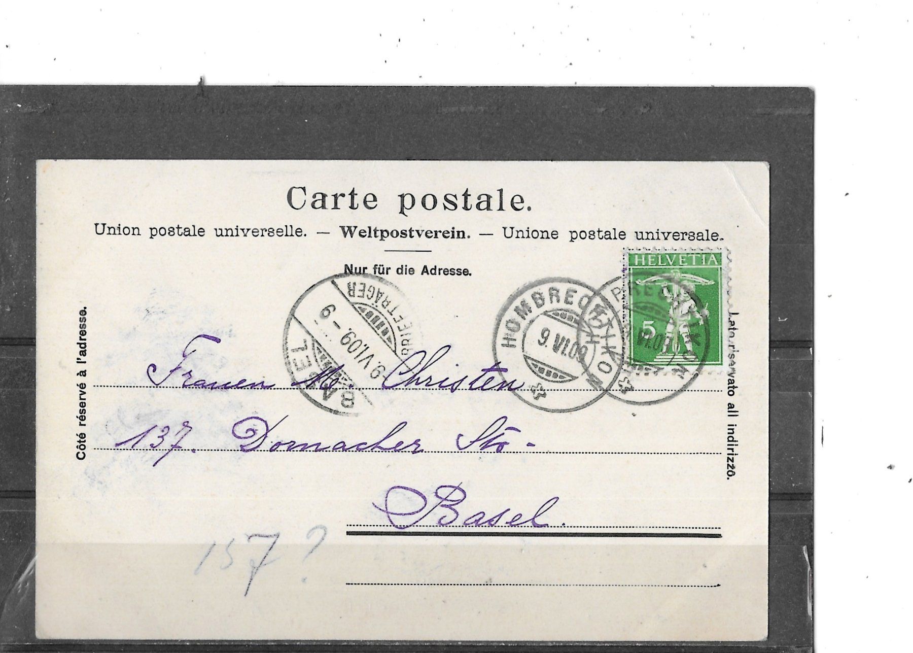 Cartes postales: ZH Stäfa 1909 – D'occasion à Schocherswil par Wilare 1