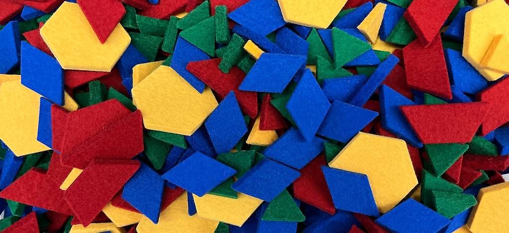 Bastelsets: Pattern Blocks aus Filz – Gebraucht aus Luzern von tflorin 1