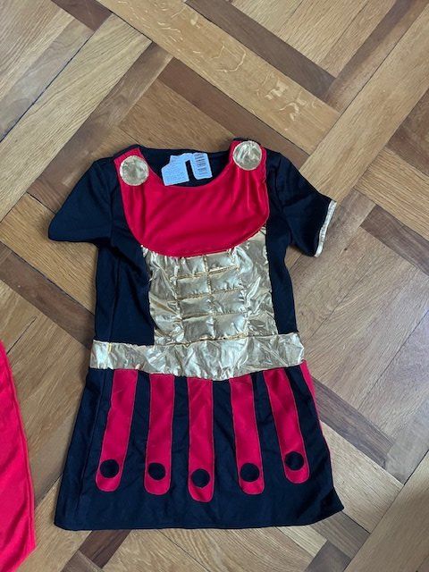 Kimokawaii Römerkostüm Für Kinder 3-4 Jahre - Komplettset Mit Toga, Gürtel, Bandana & Mehr