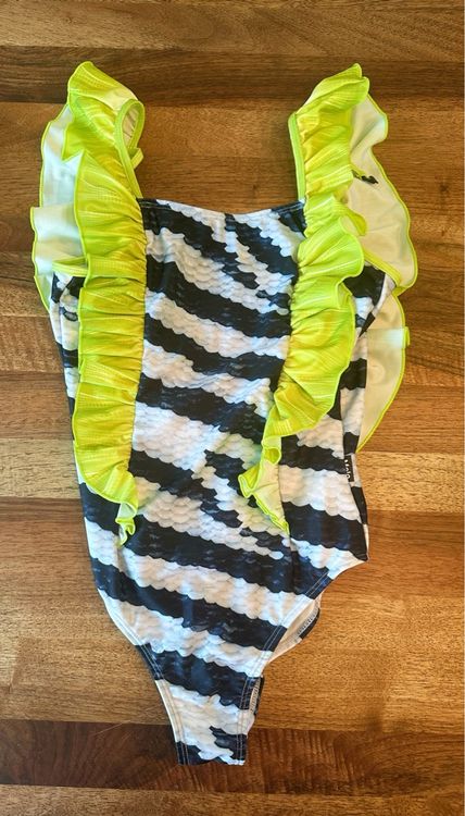 Mädchen Badekleid Mit Rock – Kurzärmlig, Einteilig, Rashguard, Mit Reißverschluss Vorne, Nylon/Elasthan, Für Teenager (Größen 8-14Y)