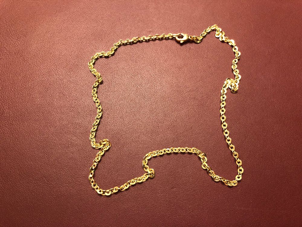 Catenine: Elegante und edle Damenkette aus 18 Karat Gelbgold Au 750 – Usato da Bern venduto da bombich 1