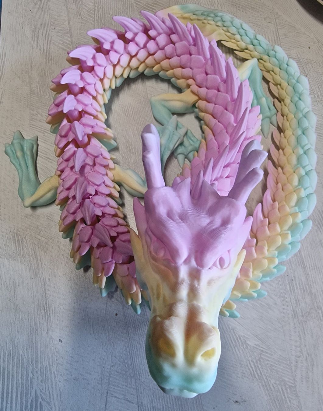 Statuette: 3D gedruckte  Drachen Dragon figur 85cm – Usato da Uerkheim venduto da Kaufoption 1