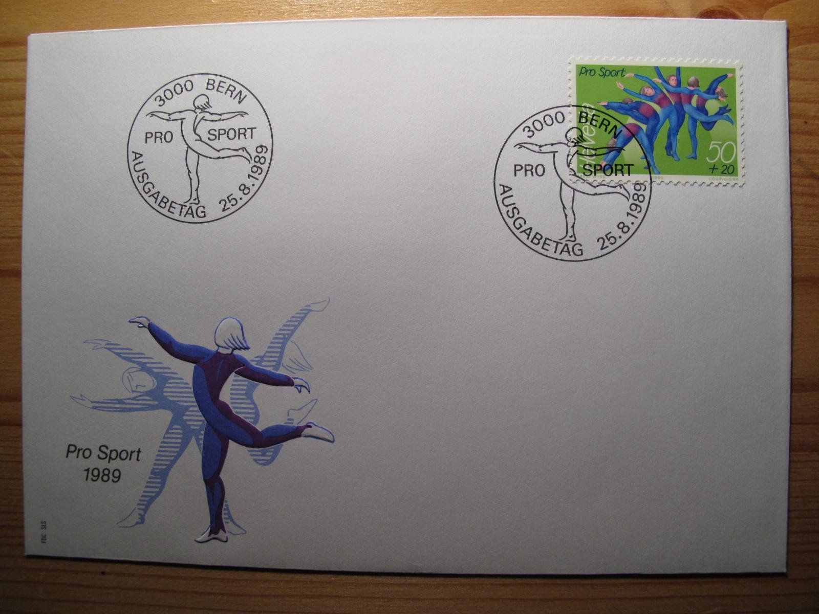 Tutti i francobolli: Pro Sport 1989 FDC – Usato da Wil SG venduto da fva01