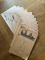 Studienblätter 1930, Komplette Sammlung Heft 1-12!