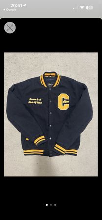 Varsity jacket Chapter marine et or - Taille S - Comme Neuf!