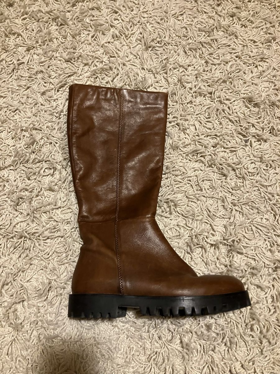 Scarpe da donna: Braune Lederstiefel – Usato da Zürich venduto da vanisza 1