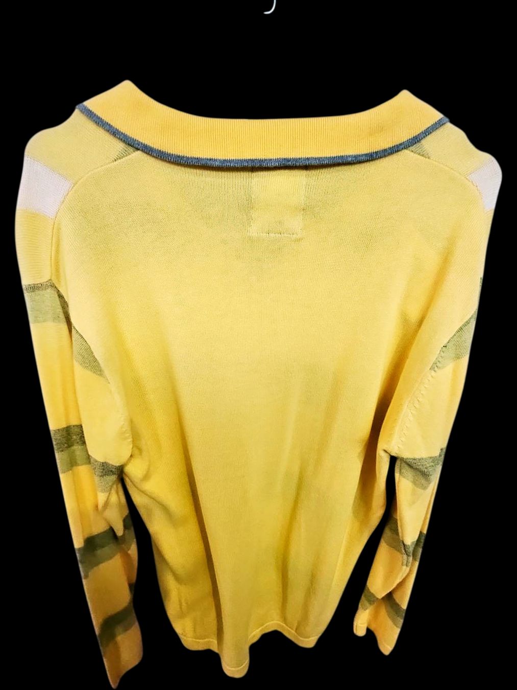 Top: Colour Thread Gelbes Karo-Polohemd - Größe L – Nuovo (secondo la descrizione) da Zug venduto da vinokilo 3