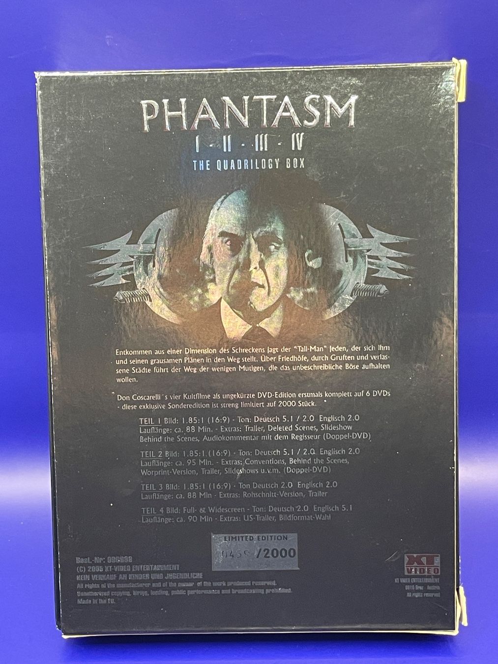 Tutti i DVDs: Phantasm - The Quadrilogy Box – Usato da Rüti ZH venduto da alumedien 1