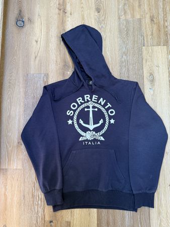 Great ‘Sorrento Italia’ dark blue hoodie sweatshirt. M