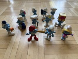 Smurfs Vintage Figurines - Schlümpfe - Schtroumpfs Set