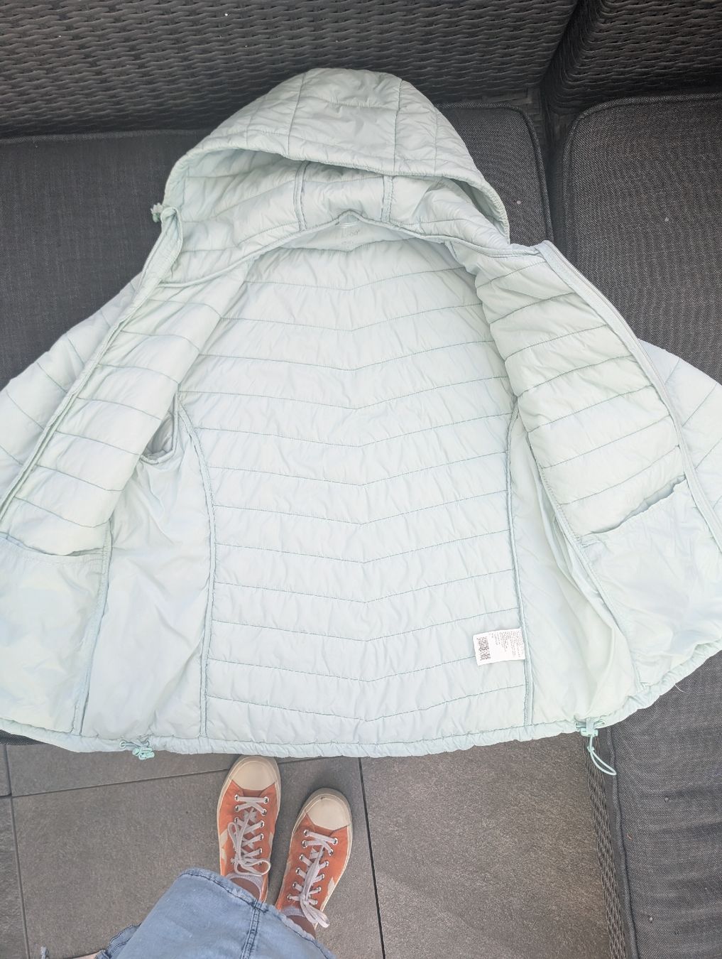 Manor Giacche: MANOR Lightweight quilted jacket mint hood like new – Nuovo (secondo la descrizione) da Chur venduto da aur_s5mj 1