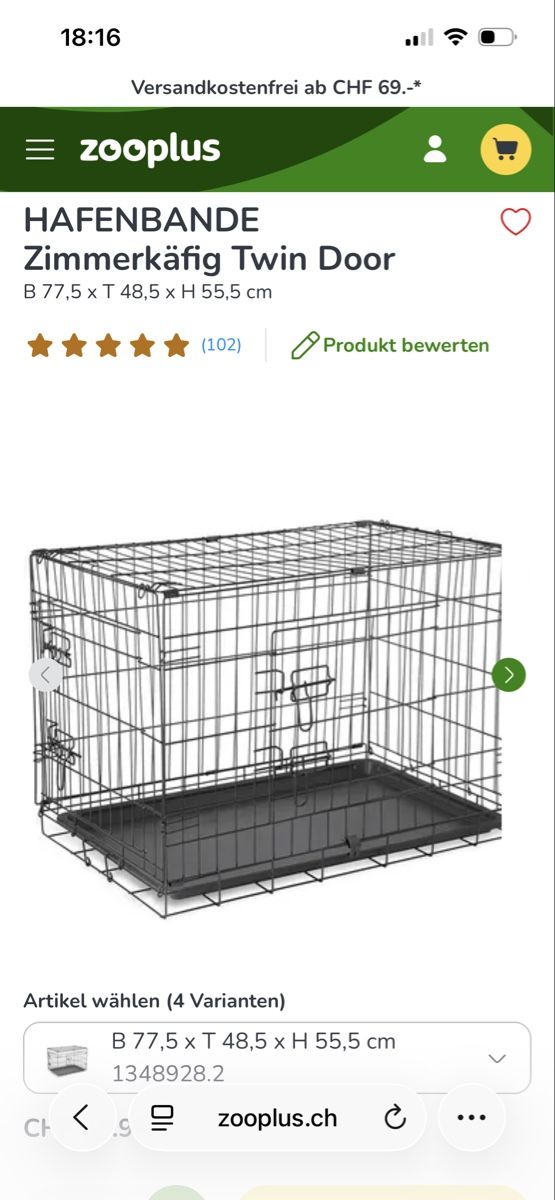 Cucce & Letti: dog kennel – Usato da Pfäffikon SZ venduto da str_s55r