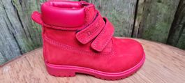 DENO Kinderboots Echtleder Stiefel gr 28 Rot💕Herzig💕(601)