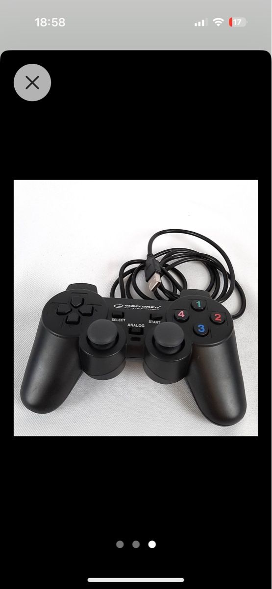 Controller: Esperanza Warrior PC Schwarz – Nuovo e nell'imballaggio originale da Therwil venduto da Schneefra1 2