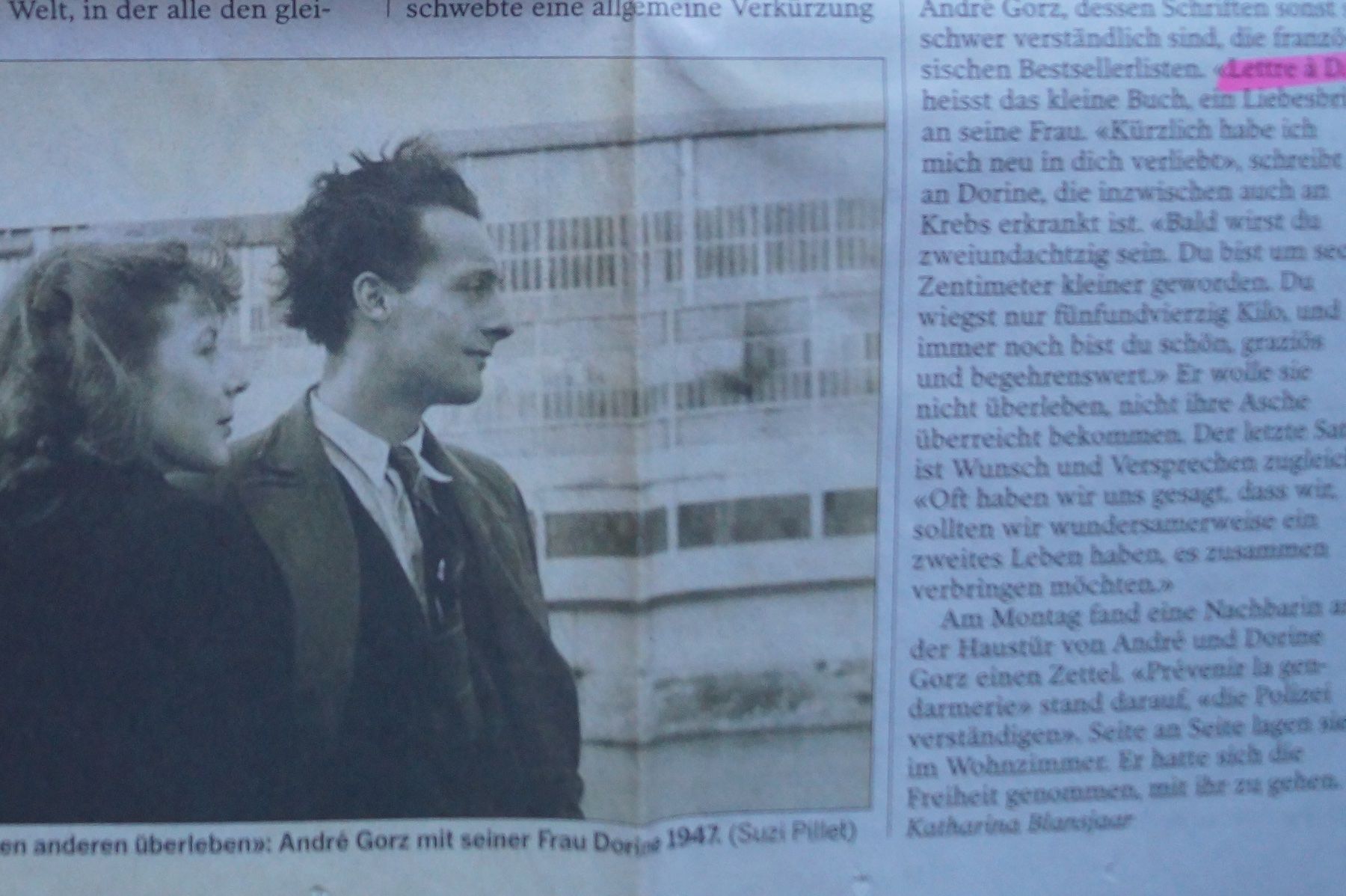Libri: Brief an D. ,André Gorz – Usato da Scheid venduto da dirauls 3