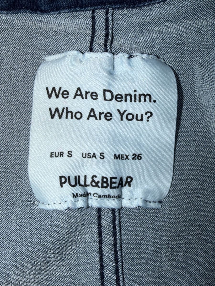 Vestiti: Robe en jean Pull&Bear bleu foncé fermeture éclair S – Nuovo (secondo la descrizione) da Genève venduto da vca_hm2d 3