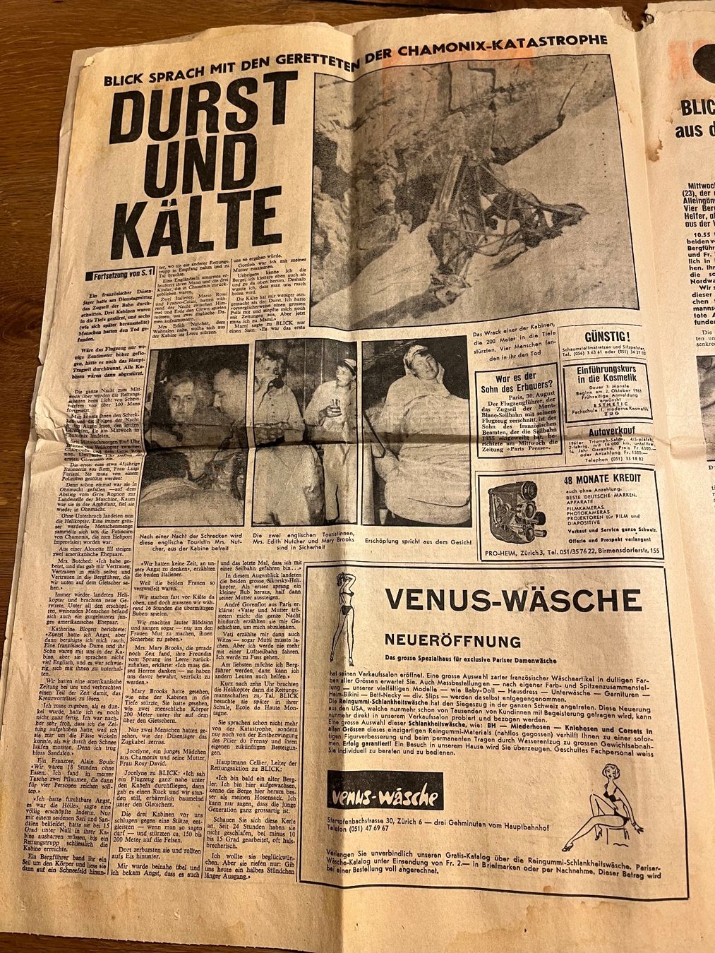 Zeitschriften & Magazine: Blick Tageszeitung 31.August 1961 – Gebraucht aus Spiez von _silvio_99 3