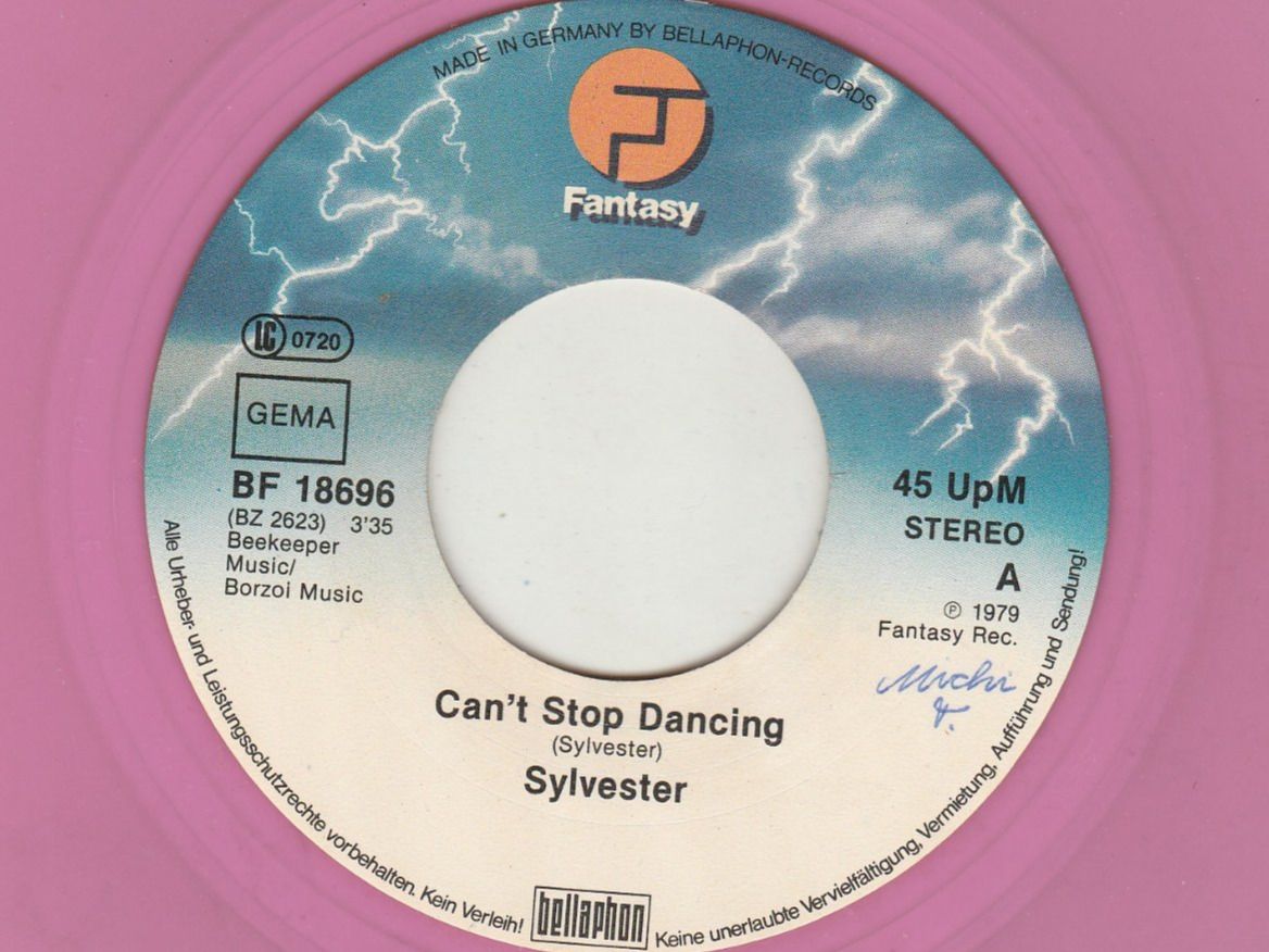 Schallplatten: Sylvester - Can't stop dancing 7" Vinyl 1979 – Gebraucht aus Tübach von JamesStone 2