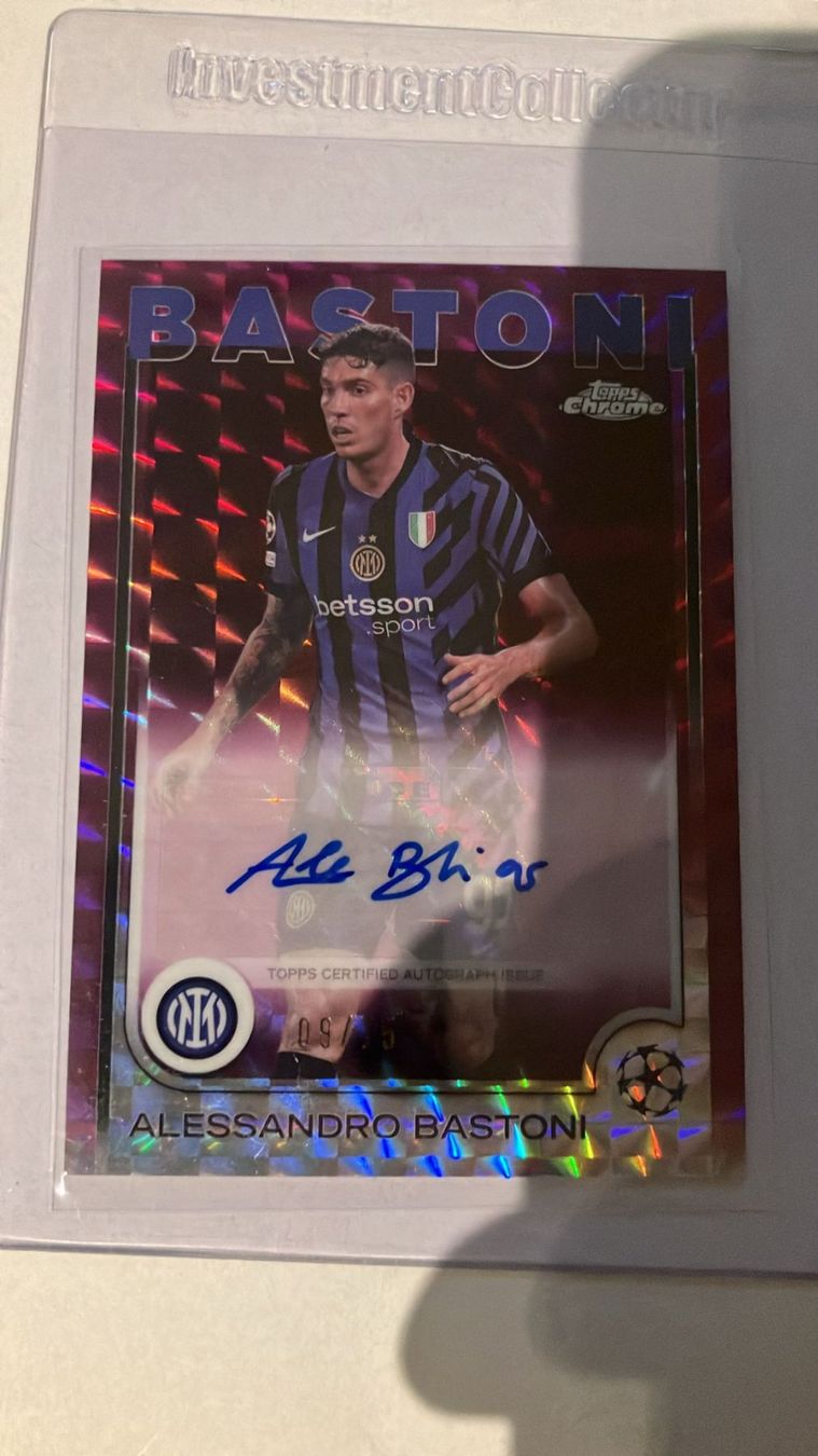 Topps Cartes à collectionner: Alessandro Bastoni Topps Chrome  Autogramm Inter Mailand – D'occasion à Eschenbach SG par vexo87