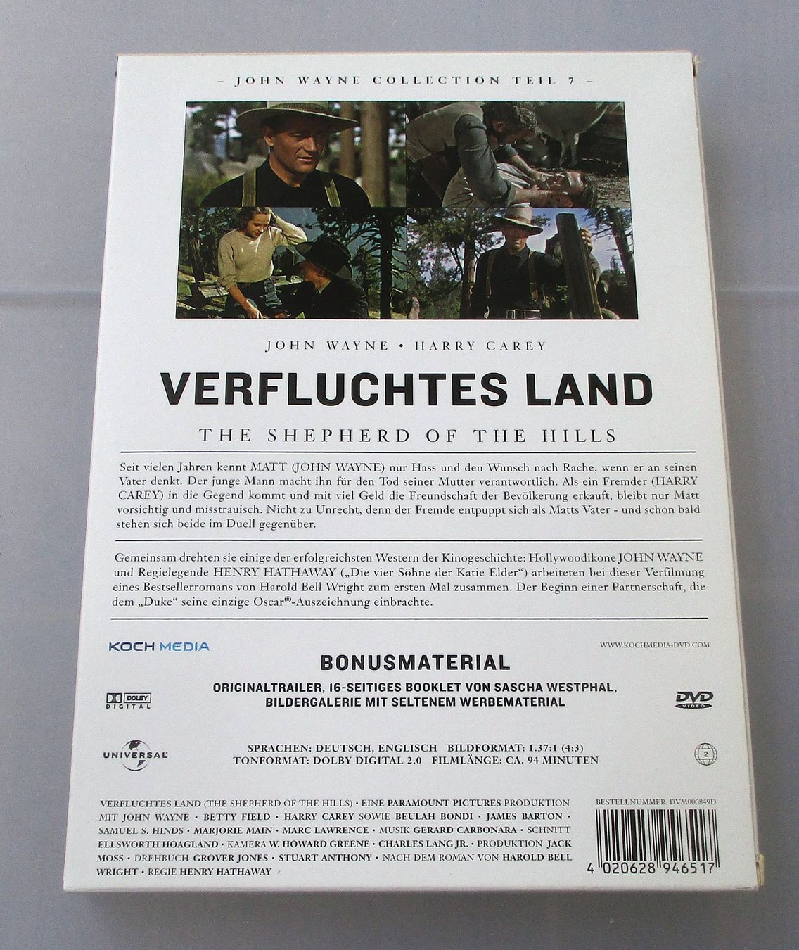 Tutti i DVDs: VERFLUCHTES LAND - John Wayne – Usato da Wattwil venduto da Muriel10 1
