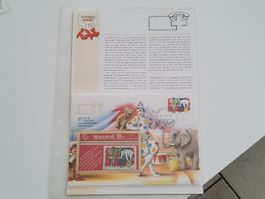 Taxcard PTT mit Briefmarke