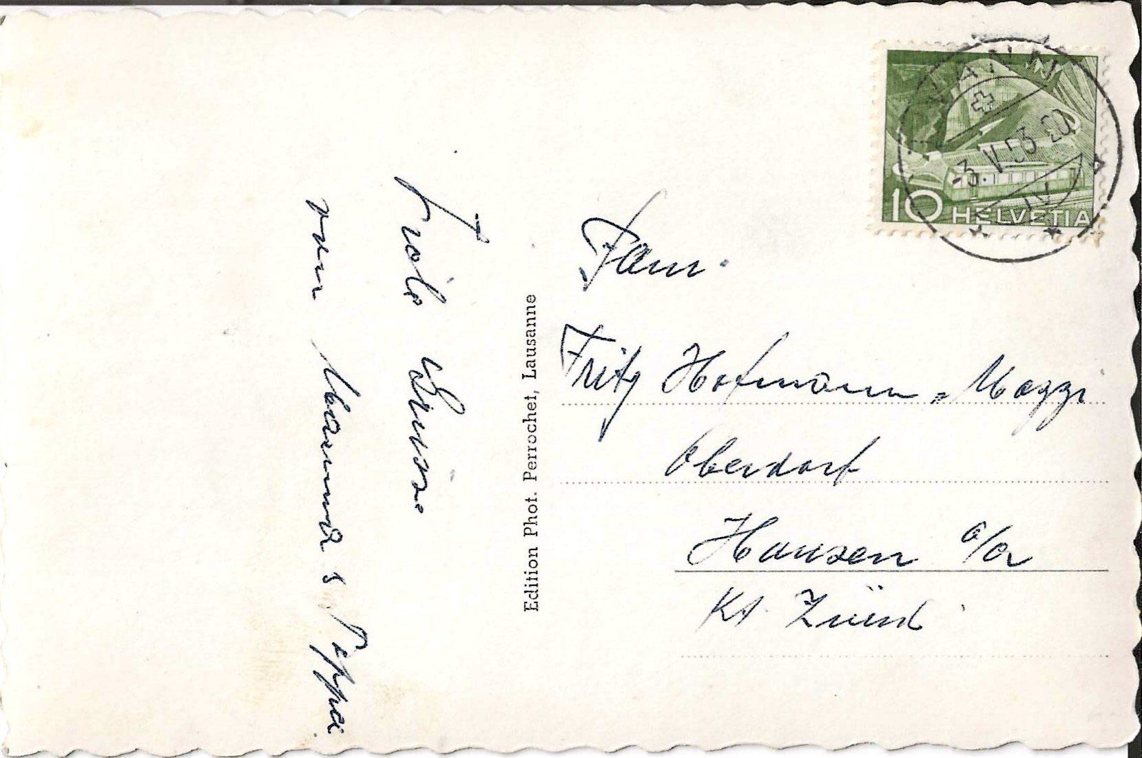 Cartes postales: Karte Twann 1953 – D'occasion à Zürich par Philacat11 1