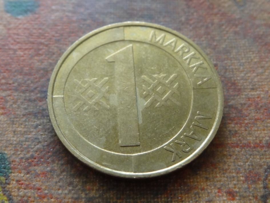 Alle Münzen: FINLANDE  1  Markka  1993 – Gebraucht aus Romanel-sur-Lausanne von Swift13 1