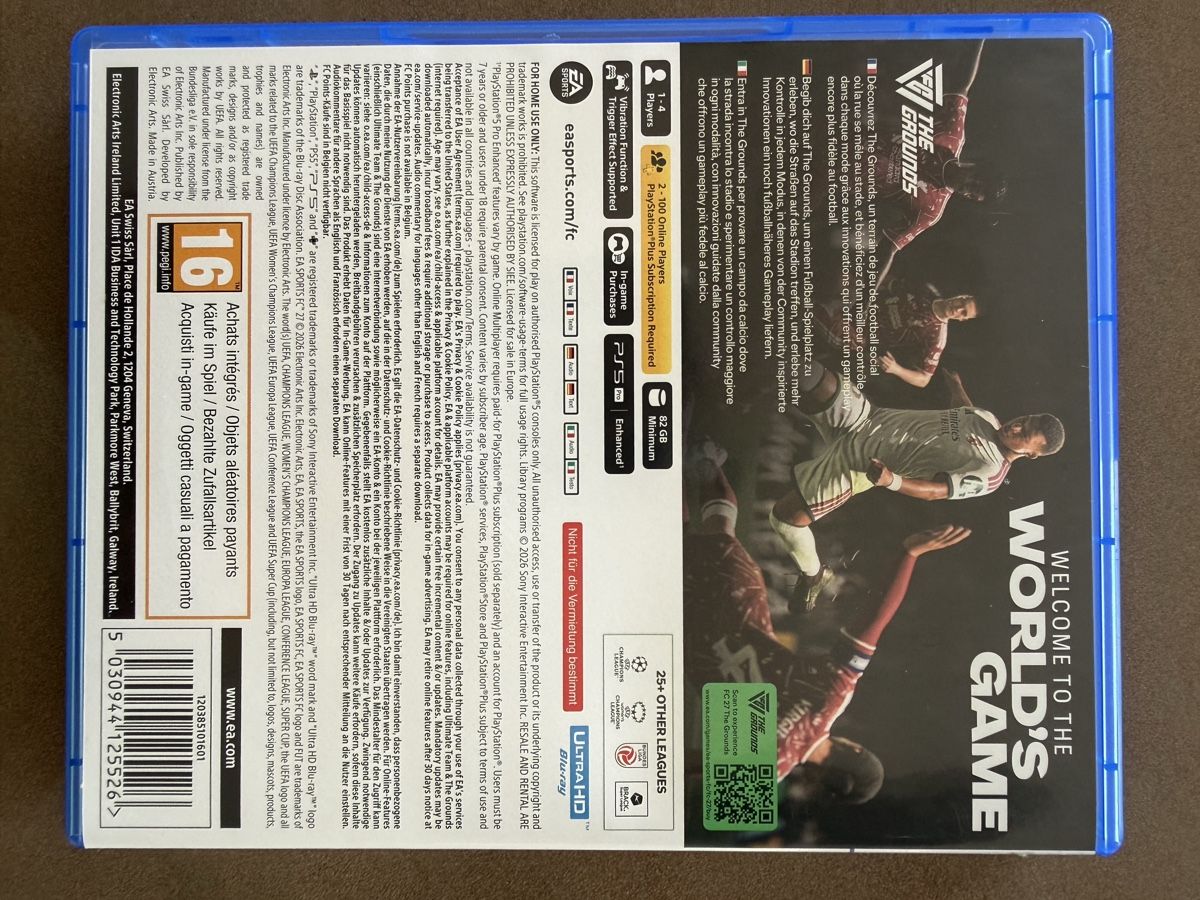 Giochi: EA FC27 – Nuovo (secondo la descrizione) da Herzogenbuchsee venduto da BeReEl 2
