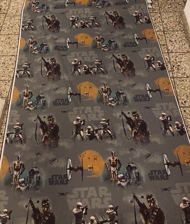 Kinder Vorhäng mit STAR WARS STAR HWARS 2 x B145 x L235 cm