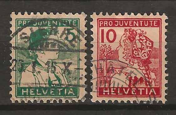 Tutti i francobolli: PJ015 - Pro Juventute 1915 obl. – Usato da Trélex venduto da Phil_Albert