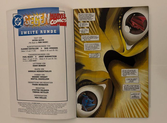 BD: DC Comics gegen Marvel comics Kampf des Jahrhunderts Band 2 – D'occasion à lupfig par maniacs666 1