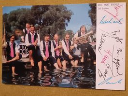 Die Hot Dogs - Autogramm aus den 80er