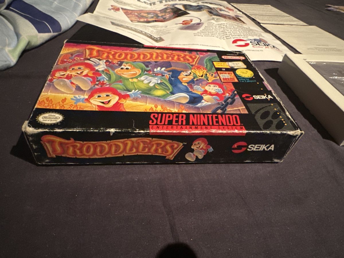 Nintendo Giochi: TRODDLERS SNES NINTENDO BOÎTE ORIGINAL – Usato da Lausanne venduto da sauvezretrogames 4