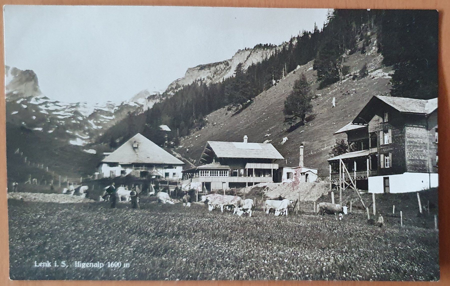 Cartoline postali: Lenk i. S. - Ifigenalp, belebt – Usato da Kreuzlingen venduto da Rschweiz1