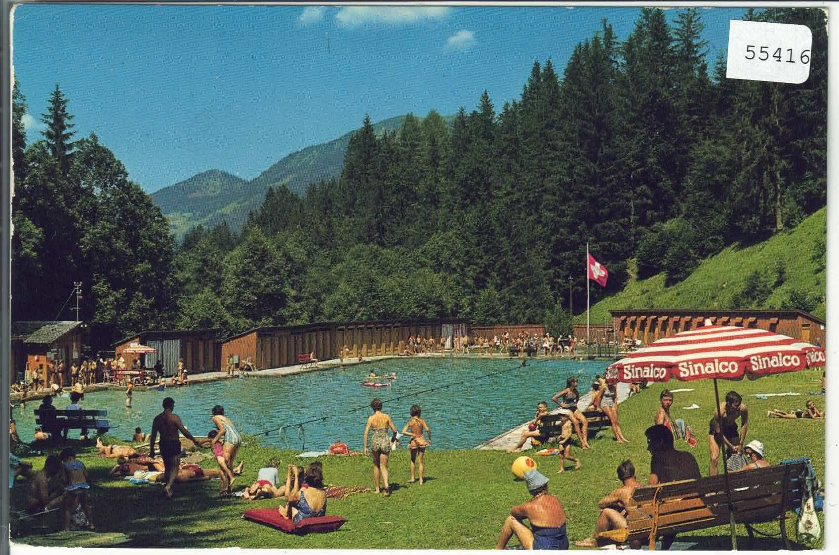 Cartes postales: Zweisimmen - Schwimmbad – D'occasion à Ettingen par Kartenplanet