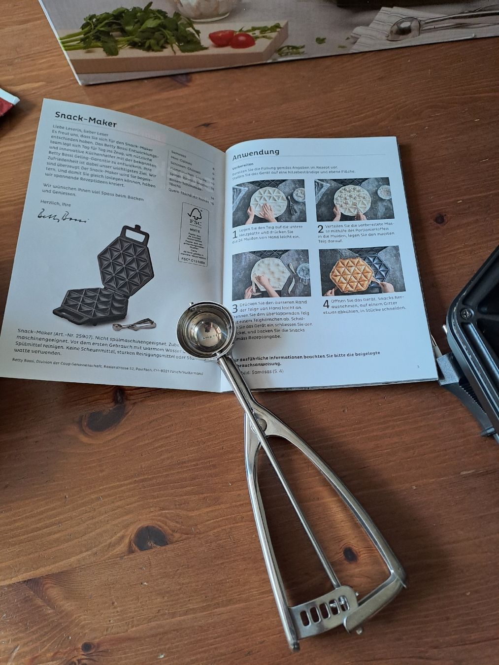 Betty Bossi Elettrodomestici da cucina: Betty Bossi Snack Maker – Nuovo (secondo la descrizione) da Alchenstorf venduto da nja_xzq2 3