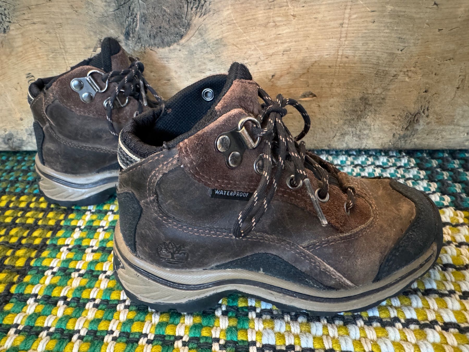 Timberland Scarpe da uomo: Timberland Wanderschuhe, wasserdicht, Grösse 26.5 – Usato da Pontresina venduto da cumprerevender 1