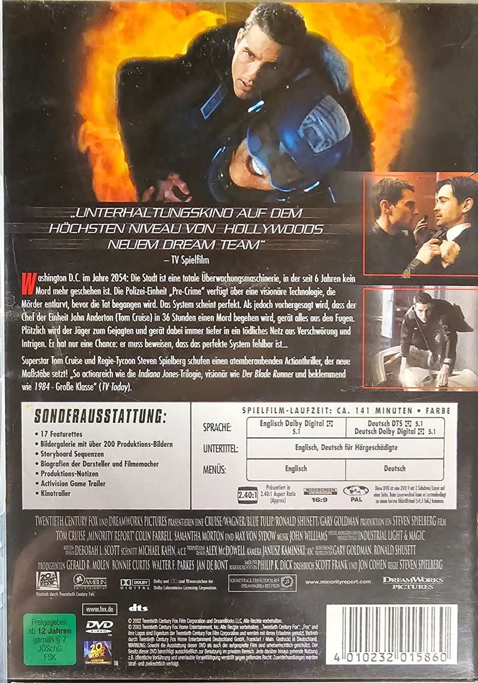 Tutti i DVDs: Minority Report – Usato da Wahlen b. Laufen venduto da Cg10 1