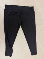 Schwarze Sportleggins, Gr XXL